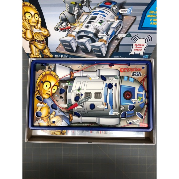 Hasbro Operation Star Wars Edition R2-D2 Game Complete and Works 2012 - Picture 8 of 9